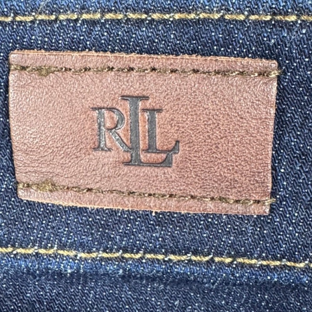 Lauren‎ Ralph Lauren Womens Dark Wash Denim Jeans Size 8 Indigo Blue Stretch - Picture 14 of 14